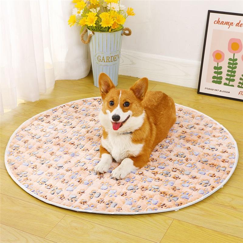Four Seasons Universal Waterproof Dog Mat, Round Machine Washable Urine-proof Mat, Non-slip Breathable Car Mat, Recycled Pet Mat