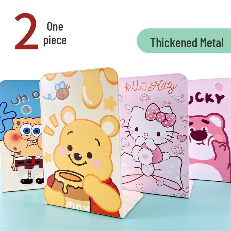 

Мультяшні книжкові закладки високої цінності для студентів - Креативні настільні книжкові кліпси та роздільники 2 pieces - Solid Color Bookends