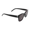 Saint Laurent Logo Irregular Shape Sunglasses Unisex Sunglasses Black SLM124001
