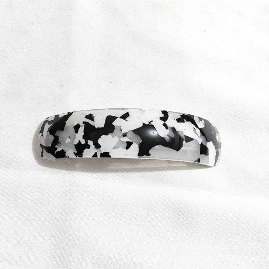 Hairpin Wide-Edge Arc Design Smooth Hair Styling Spring Hair Clip Lightweight Decorative Hair Accessory