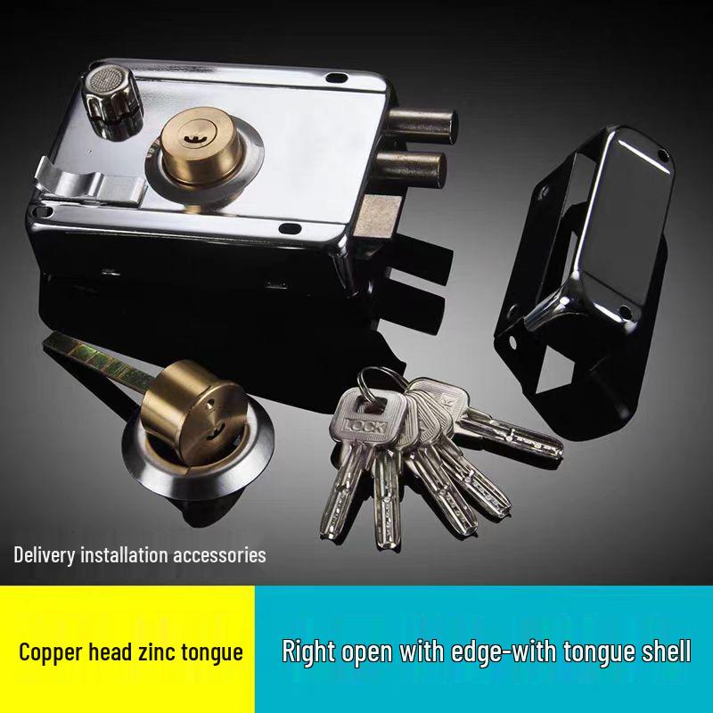 Universal Stainless Steel Anti-theft Door Lock for Bedroom, Dormitory, or Main Door