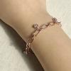 Bacio baci Bling Kettenarmband (Rosa) D21SB0817