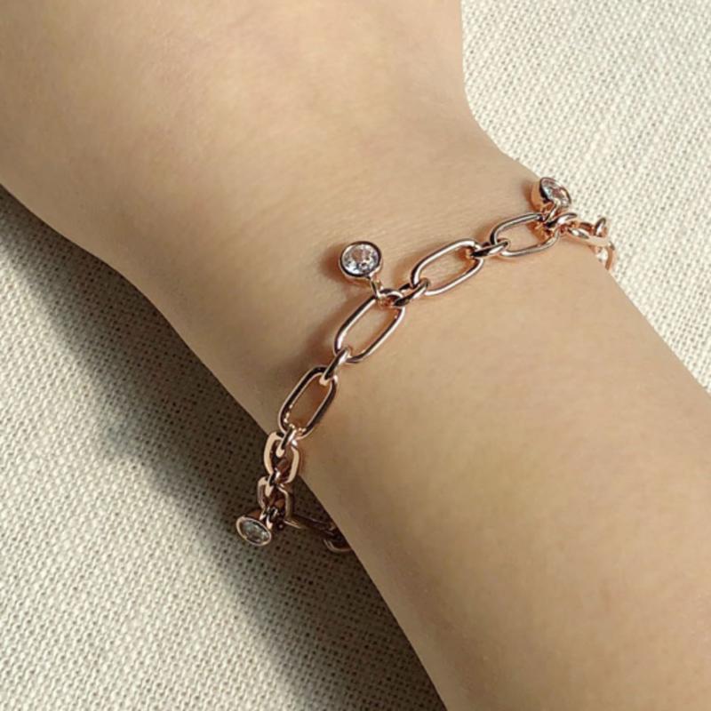 bacio baci Bling Chain Bracelet (pink) D21SB0817
