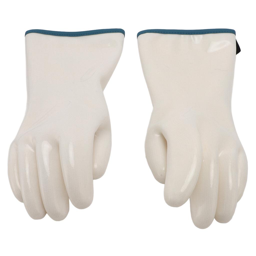 Szilikon Sütőkesztyű 350 Celsius Hőálló Anti Tapadásmentes Hosszú BBQ Konyhai Kesztyű Sütéshez Főzéshez