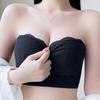 Strapless Bra for Women Anti Slip Gathered Anti Falling No Steel Ring Wrapped Strapless Bra Summer Thin Bra