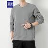 ROMON Men's Casual Round Neck Long Sleeve Sweatshirt