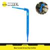 Blue Bent Arrow Drip Irrigation Connector for Potted Plants, Flowers, and Fruit Trees