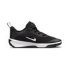 Nike Omni Multi Court Slip Resistant Cushioning Abrasion Resistant Low Top Kids Lifestyle Shoes Black White DM9026-002