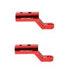 2 Pieces Motorcycle Expander Bracket Adapter Mount Red