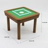 1:20 Dollhouse Mini Mahjong Table Model Simulation Mahjong Chair Dollhouse Miniature Furniture Playing House Dolls Accessory