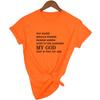 Way Maker Miracle Worker My God Graphic T Shirts Women Summer Fashion Jesus Blessed Women