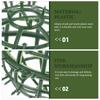 5 Pcs Plastic Ball Ornament Frame Rack Flower Arrangement Holder For Wedding Party Decor Diy Grass Ball Frame Festival Supplies