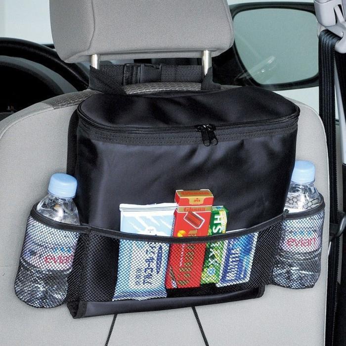 Multifunktionale Tasche zur Organisation der Rückseite des Autositzes