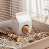 Smooth Hamster Cooling Nest Non-Slip Pet Ice Cold House Cute Ceramic Sleeping Nest Rest