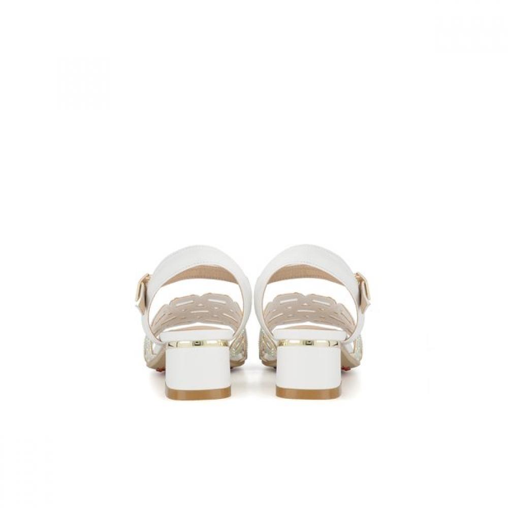 Vainer White Women S dreSS SandalS A390e0v1wb