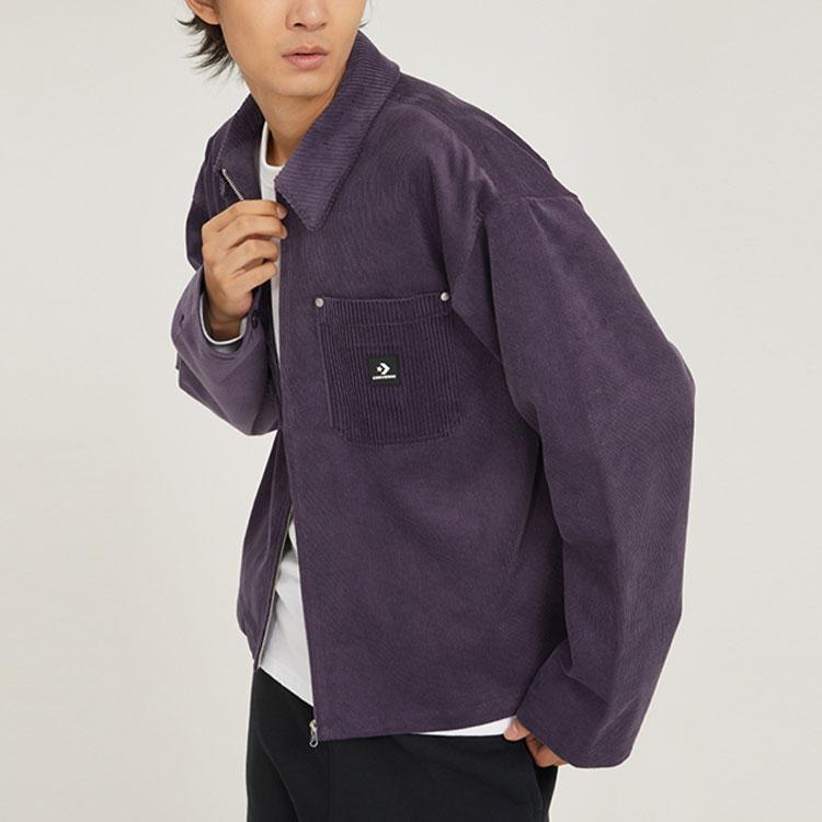 Converse Lightweight Shop Jacket Men's Purple 10023770-A02