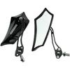 Black Universal Motorcycle Motorbike Bike 8mm 10mm Rear View Side Mirror Black