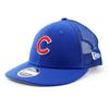 [New Era] Кепка-сетка LP9FIFTY Chicago Cubs MLB TRUCKER MESH CAP BLUE CHICAGO CUBS Низкопрофильная Снэпбэк SNAPBACK Шляпа 950 [Б/у]