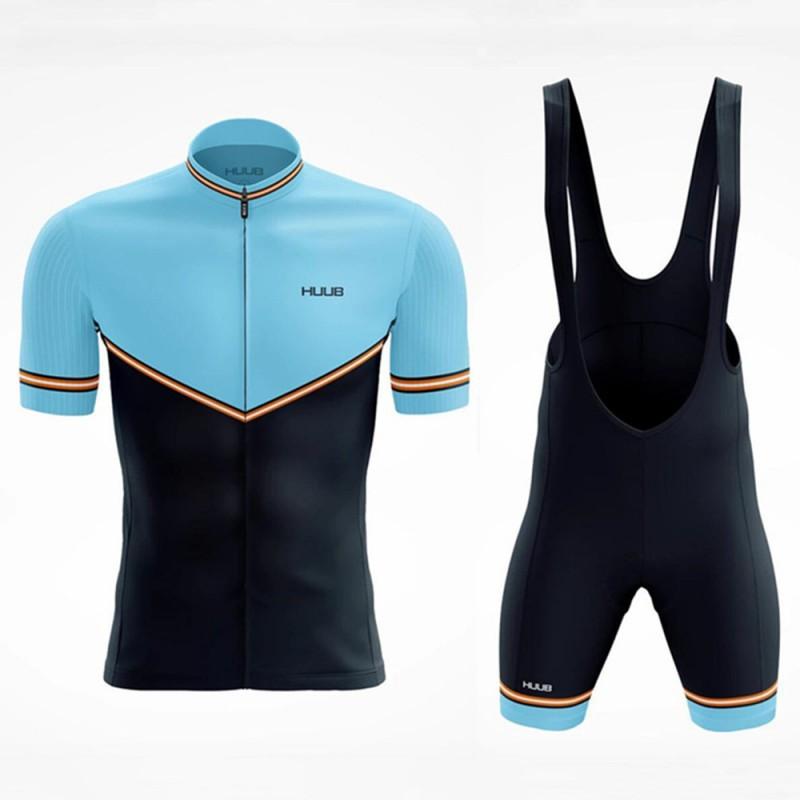 

Cycling Suit Short-sleeved Top Bib Pants 20D Pad Road Quick-drying Breathable M