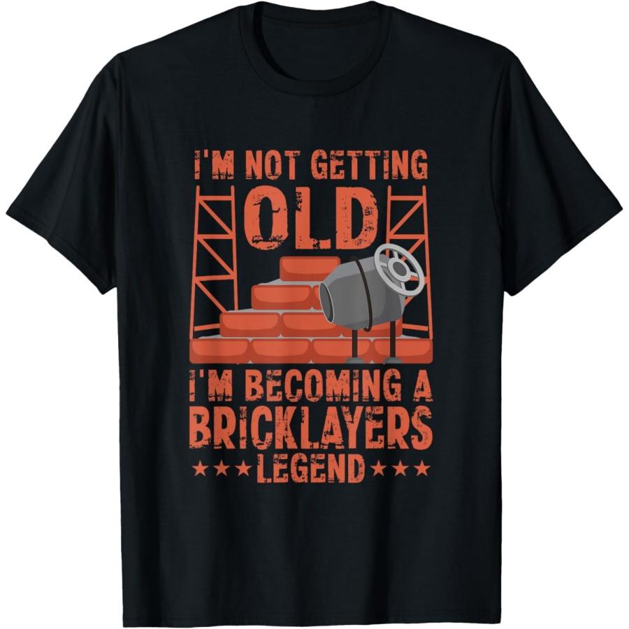 

Bricklayers Legend Architects Architect Bricklayer T-Shirt XXXXXL чорний