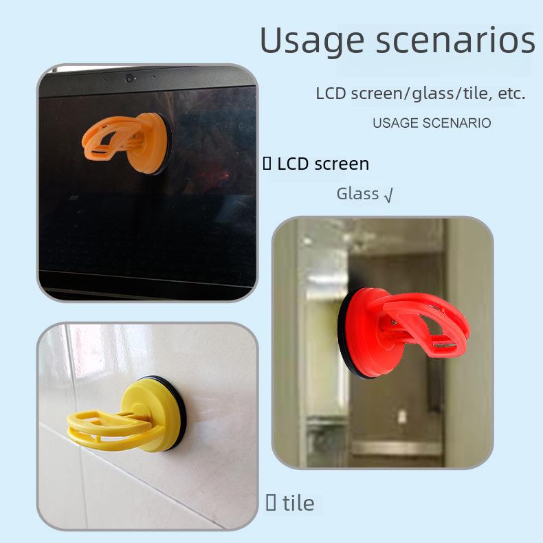 Glass & Tile Suction Device: Strong Grip for Ceiling, Floor, and Screen Applications