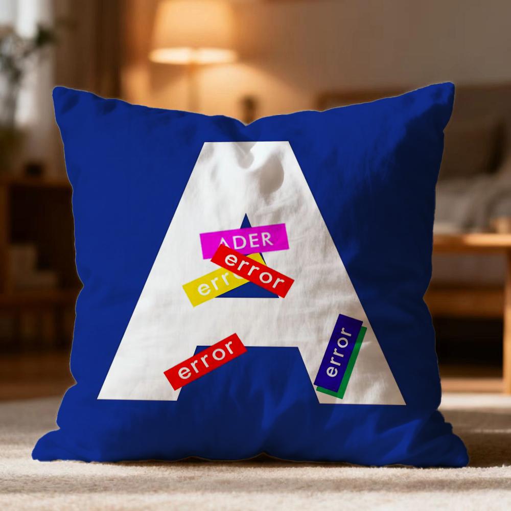 Fashion A-AADER ERROR Cushion Cover Soft Washable Pillow Case Multi-Scene for Couch Bed Travel Office Use