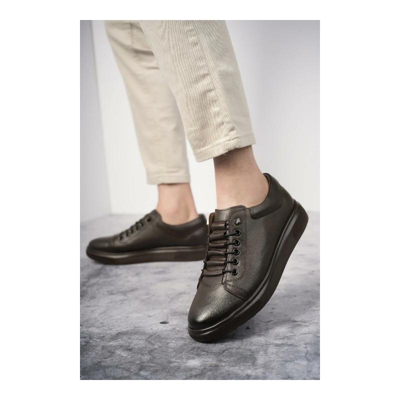 

Muggo Sam Гарантированная мужская повседневная классическая повседневная удобная ортопедическая обувь из натуральной кожи КОРИЧНЕВАЯ