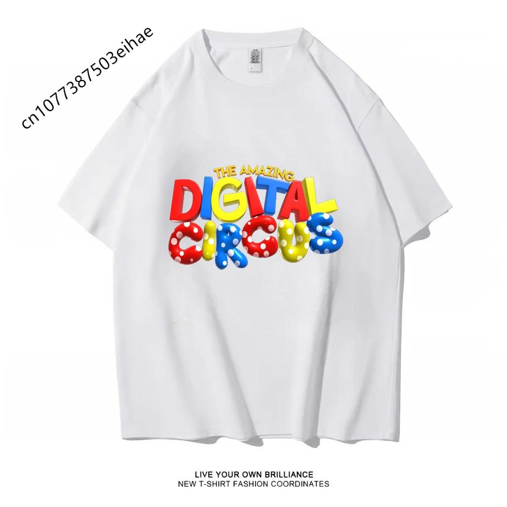 Magical Digital Circus T-shirt Gadget T-shirt Retro Moda Estiva Hip-hop Y2K Top per Fan Appassionati Stampa Street Style