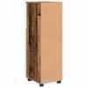 Bathroom Cabinet with Storage and Door Rustic Wood Finish 30 X 35 X 95 Cm