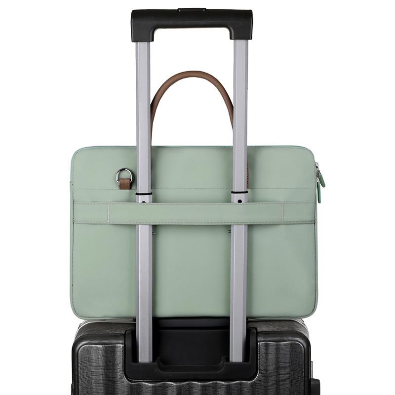 TS JYL laptop bag,Shoulder Laptop Handbag Women Slim Document Bag Business Commuter Briefcase