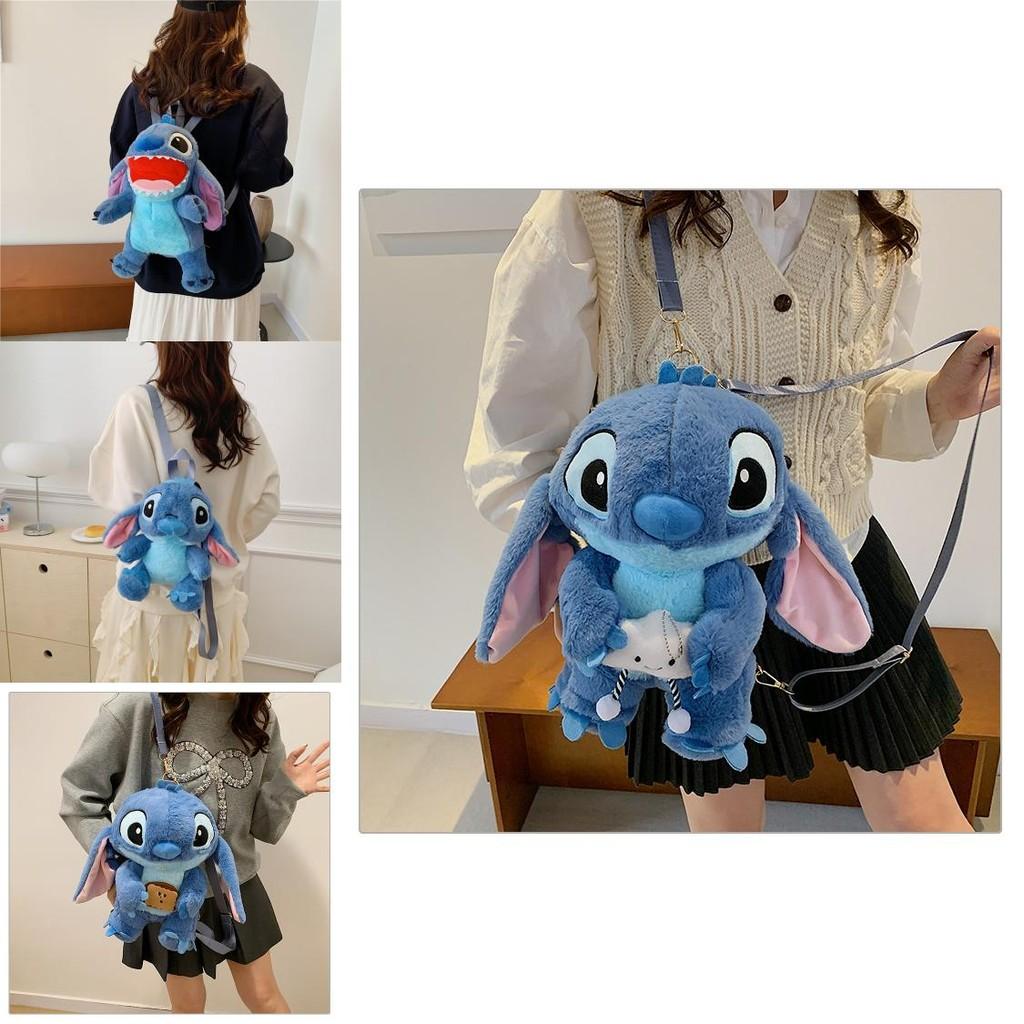 Lilo Stitch Weiche Plüsch Umhängetasche Mit Innentasche Für Kinder Und Jugendliche