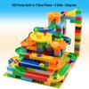 200-Piece Children's Educational Building Blocks, Compatible with LEGO Duplo, Large Bricks Ball Rolling Track Slide