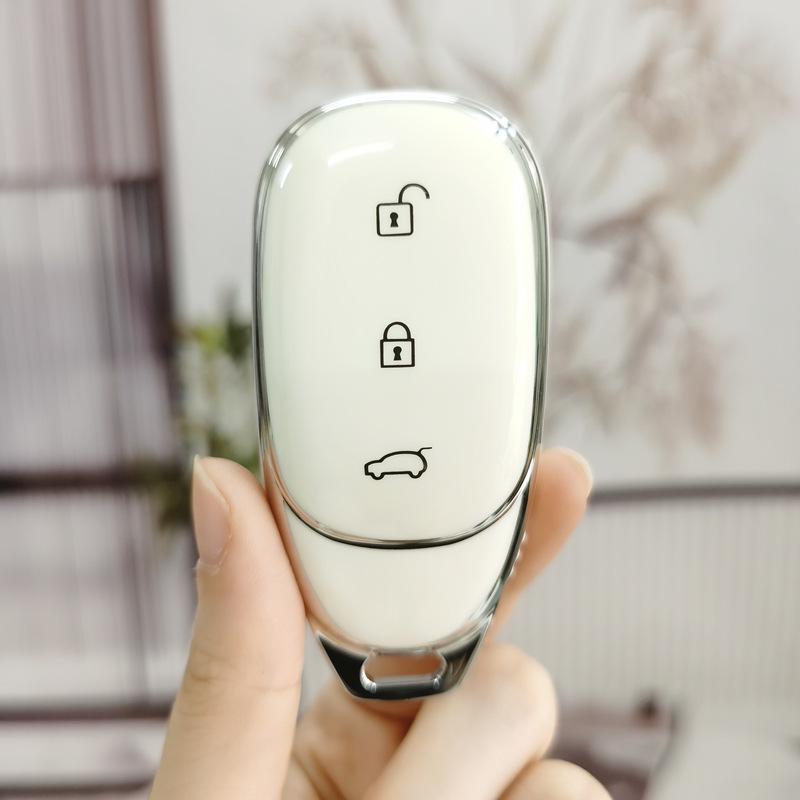 Ideale Ein-Auto-Schlüsselanhänger-Hülle: Hochwertige dekorative Hülle für Fernbedienung, Vollständiger Schutz, Stilvolles Accessoire für Frauen.