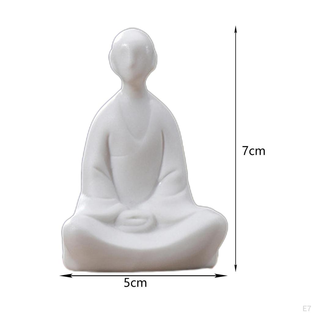 Buddha Statue for Tanks - Handcrafted Ceramic Decor Home and Yoga