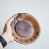 Yixing Zisha Pine Wave Purple Clay Hand-Carved Tea Tray