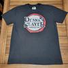 Demon Slayer Black Unisex Tee W/ Embroidered Logo - Size Large (42/44) Unisex T-Shirt