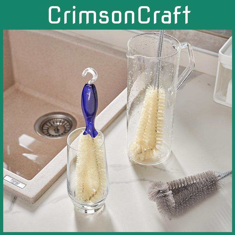 Kitchen Handle Long Scrubber For Efficient Cleaning Of Bottles Glassware And