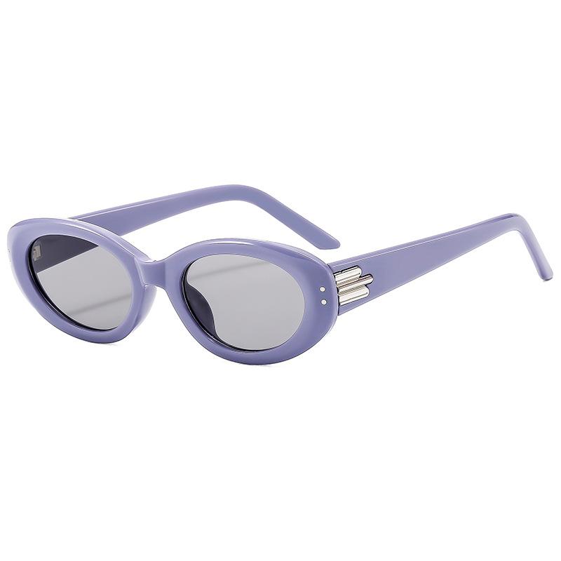 Korean Stylish Sunglasses Woman Oval Shape UV400 Protection Sun Glasses for Men Driving Travelling Fishing Outdoor Sunglass