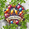 LED Marquee Birthday Sign 16 Color Remote Wall Decor Light Up Home Bedroom Living Room