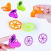 Toy Rotating Gyroscope For Kids Desk Battle Game Durable Plastic Handoperated