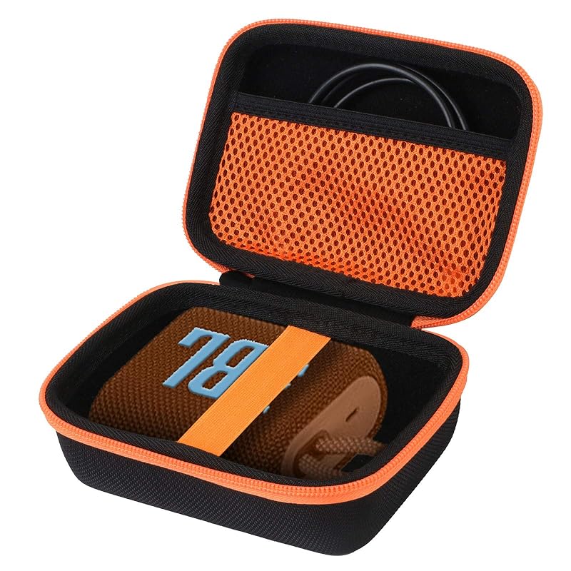 

JBL GO4 GO3 Bluetooth portable speaker Dedicated protective storage case- Aenllosi (orange)