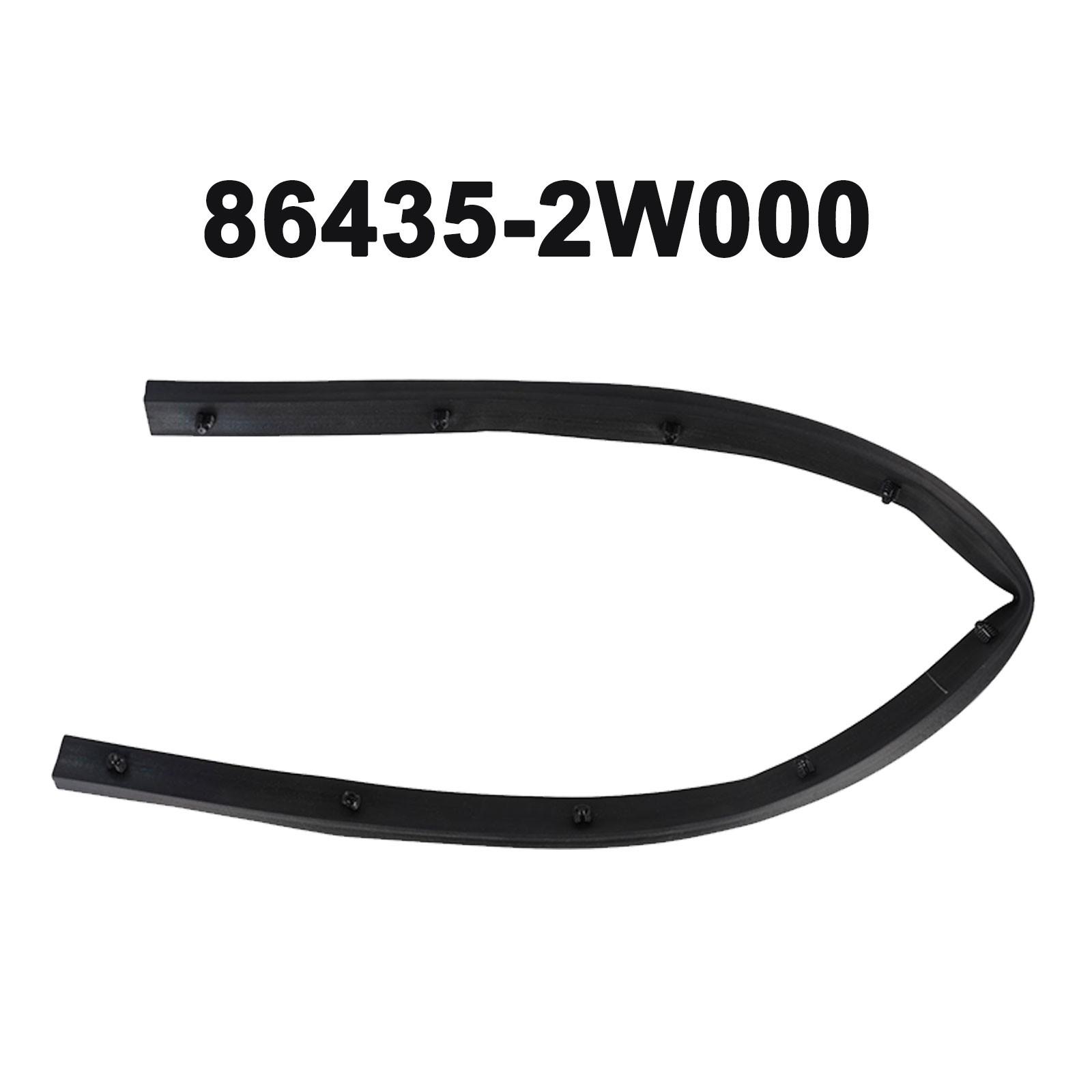 

Black Hood Weather Strip Seal Kit for Hyundai For Santa Fe SportXL 2013 2019