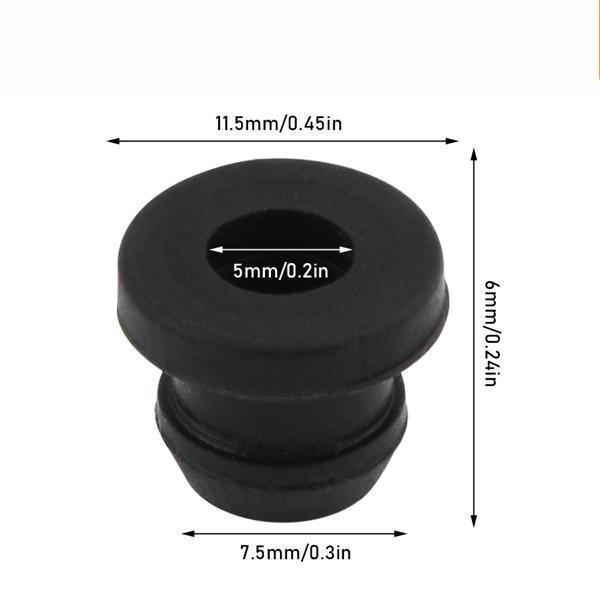 Car Stoves Rubber Plug Grommet Sleeve High Temperature Resistance For Motorhome Camper Feet For Through-Hole Protective Coil