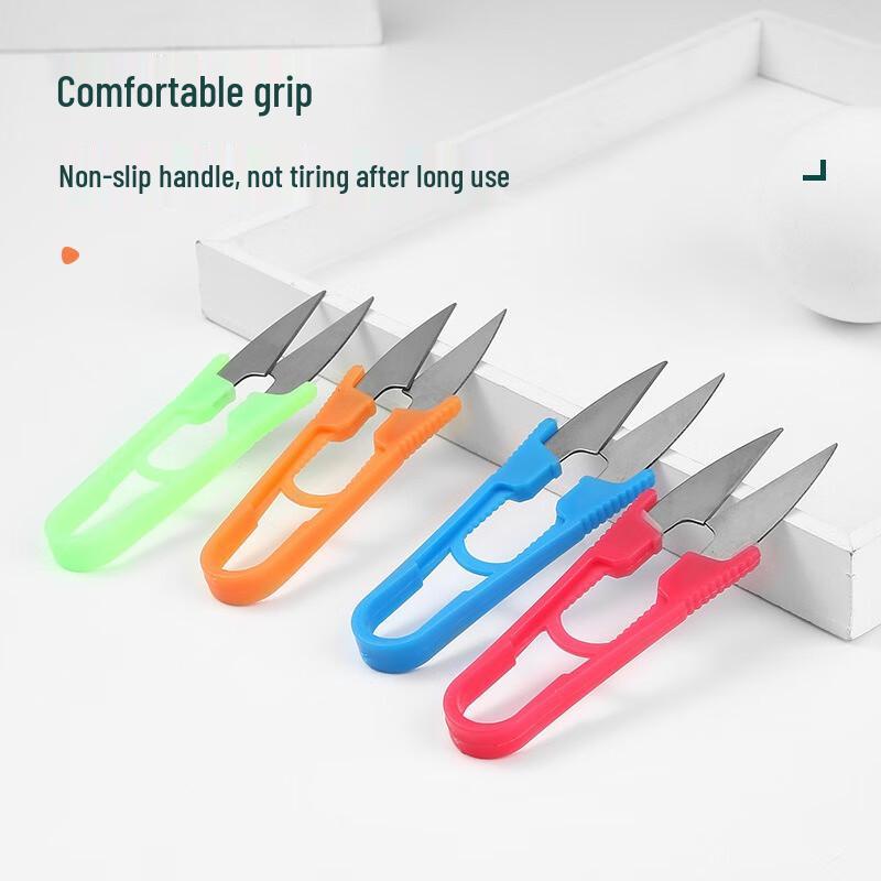 Fumai U-shaped Yarn Scissors Set with Colorful Handles