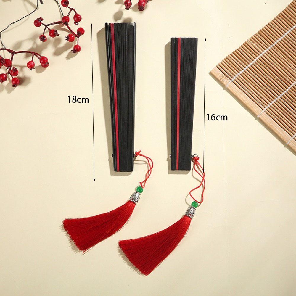 Bamboo Small Handmade Compact Folding Portable Kimono Fan Dance Fan Bamboo Fan Ornament