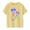 Fashionable and beautiful jellyfish print Womens short sleeved Tshirt summer round neck versatile for daily use