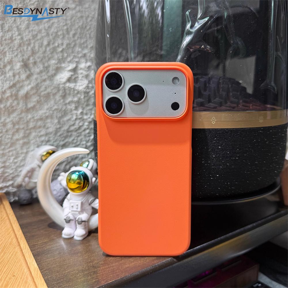 Ultra Thin Solid Color Matte Case For iPhone 17 Air 16 15 14 Plus 13 12 Pro Max Slim Hard PC Simple Phone Back Cover