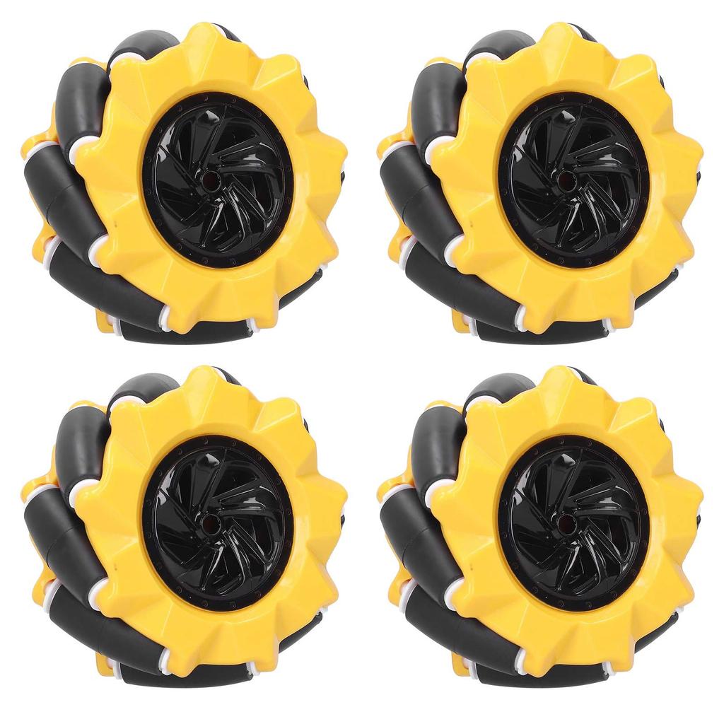 Mecanum Omnidirectional Wheels for RC Models (80mm Wheel Set of 2)