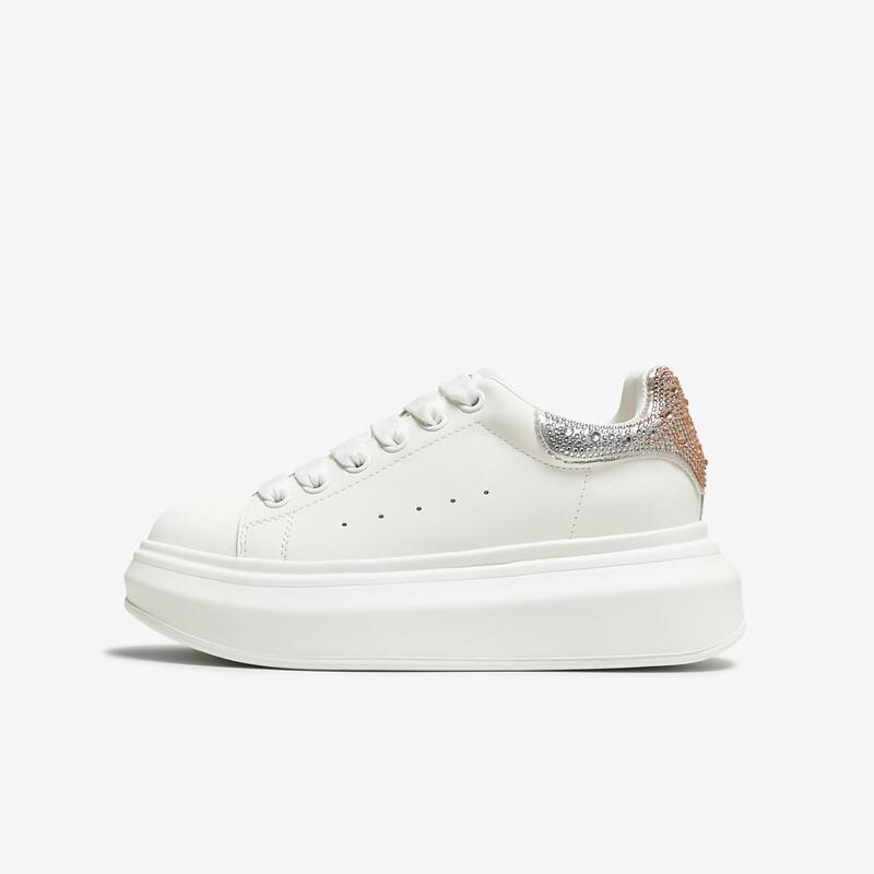 TATA Women s Simple Trendy Casual Platform Sneakers 37