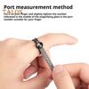 2 Pcs Ring Sizers with Magnified Glass for Convenient Reading Accurate Scale 1-17 Ring Measuring Belt Reusable US Finger Size Gauge Jewelry Sizing